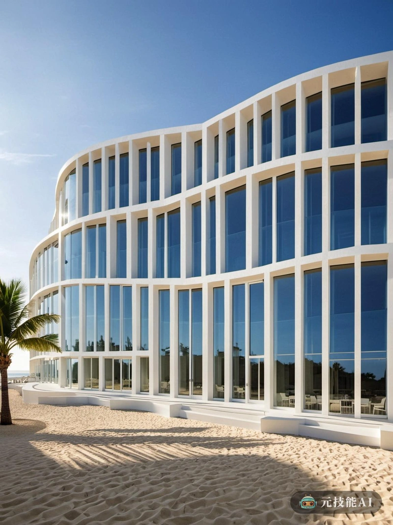作为一个健康和放松的和谐融合，医院海滩度假村是一个设计杰作，融合了医院的功能和海滩度假胜地的宁静。度假村体现了有机建筑的原则，将自然环境融入到建筑的结构中。亚克力板透明而现代被用来创造一种开放和连接的感觉，而像Mansard屋顶这样的保守元素则向传统建筑致敬。其结果是一个既熟悉又前卫的空间，一个客人可以在享受自然美景的同时恢复健康的地方。