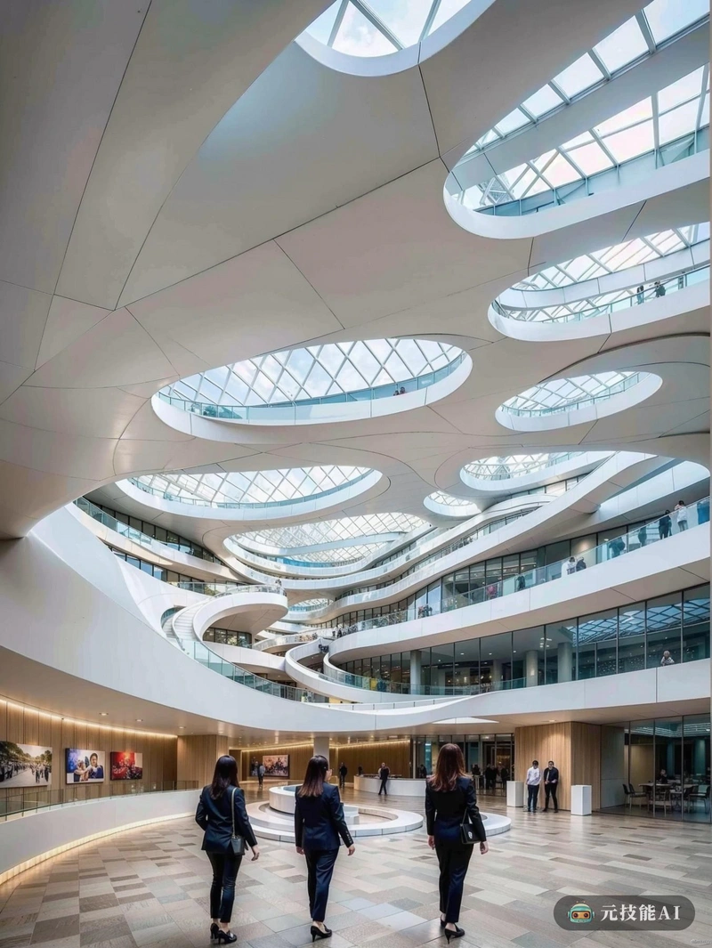 由著名建筑师扎哈·哈迪德设计的未来主义博物馆建筑,这个蛇形结构像龙的路径一样起伏,体现了动态曲率和创新的空间概念。建筑的外部是光滑的、起伏的玻璃和钢铁表面,反映了周围的环境,并投射出动态的阴影。在内部,蛇形的形状创造了一个博物馆藏品之旅,带领游客穿过迷宫般的相互连接的画廊。该设计突破了当代建筑的界限,创造了独特而引人入胜的游客体验。 由著名建筑师扎哈·哈迪德设计的未来主义博物馆建筑,这个蛇形结构像龙的路径一样起伏,体现了动态曲率和创新的空间概念。建筑的外部是光滑的、起伏的玻璃和钢铁表面,反映了周围的环境,并投射出动态的阴影。在内部,蛇形的形状创造了一个博物馆藏品之旅,带领游客穿过迷宫般的相互连接的画廊。该设计突破了当代建筑的界限,创造了独特而引人入胜的游客体验。