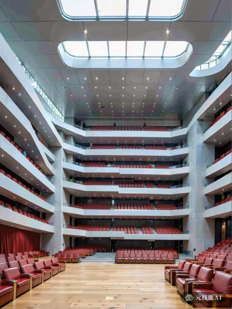 由伦佐·皮亚诺(Renzo Piano)设计的优雅而现代的剧院,图像展示了一个似乎是艺术和建筑融合的结构。立面是极简主义的杰作,光滑的线条和曲线优雅地相互流动。玻璃和钢材的使用创造了一种透明的感觉,让自然光过滤并照亮室内空间。室内设计同样迷人,豪华的座位安排和最先进的舞台技术。整体效果是一个永恒的杰作,无疑将经得起时间的考验。 由伦佐·皮亚诺(Renzo Piano)设计的优雅而现代的剧院,图像展示了一个似乎是艺术和建筑融合的结构。立面是极简主义的杰作,光滑的线条和曲线优雅地相互流动。玻璃和钢材的使用创造了一种透明的感觉,让自然光过滤并照亮室内空间。室内设计同样迷人,豪华的座位安排和最先进的舞台技术。整体效果是一个永恒的杰作,无疑将经得起时间的考验。