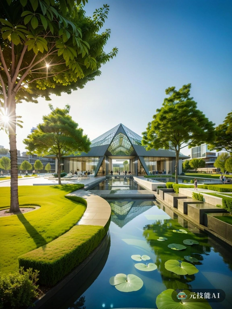 一个宁静的公园,由赫尔佐格和德梅隆设计,以自然和现代艺术的和谐融合迎接游客。公园的景观是一个马赛克的绿色草坪,开花的花园,和成熟的树木,创造一个郁郁葱葱和诱人的气氛。该设计的特点是使用干净的线条和几何形状,在路径、长凳和水景中都很明显。一个中央亭子,其时尚,现代的设计,站在一个焦点,提供一个阴凉的喘息从太阳。太阳能灯和节水灌溉系统等细节反映了公园对可持续发展的承诺。这个公园不仅仅是一个娱乐的空间,也是建筑力量的证明,它可以改善和丰富我们的生活。 一个宁静的公园,由赫尔佐格和德梅隆设计,以自然和现代艺术的和谐融合迎接游客。公园的景观是一个马赛克的绿色草坪,开花的花园,和成熟的树木,创造一个郁郁葱葱和诱人的气氛。该设计的特点是使用干净的线条和几何形状,在路径、长凳和水景中都很明显。一个中央亭子,其时尚,现代的设计,站在一个焦点,提供一个阴凉的喘息从太阳。太阳能灯和节水灌溉系统等细节反映了公园对可持续发展的承诺。这个公园不仅仅是一个娱乐的空间,也是建筑力量的证明,它可以改善和丰富我们的生活。