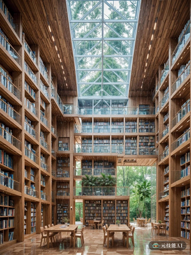 图书馆由Renzo Piano设计,是现代建筑的杰作。它采用金字塔形状,向周围的文明致敬,并对建筑永恒的组织结构进行了考验。它的外部覆盖着陶瓷,这种材料的选择是因为它的耐用性和能够承受周围恶劣条件-热带暴雨营地。陶瓷,在不同色调的绿色中,与茂盛的植被和谐融合,在建筑和自然环境之间创造了一个象征。在内部,图书馆是一个安静的天堂,其空间被自然光照亮,书架上摆放着丰富的知识。皮亚诺的设计理念在每一个细节中都很明显,从建筑的可持续设计到对功能和美观的强调图书馆看台不仅是信息的储存库,也是雨中智慧追求的灯塔 图书馆由Renzo Piano设计,是现代建筑的杰作。它采用金字塔形状,向周围的文明致敬,并对建筑永恒的组织结构进行了考验。它的外部覆盖着陶瓷,这种材料的选择是因为它的耐用性和能够承受周围恶劣条件-热带暴雨营地。陶瓷,在不同色调的绿色中,与茂盛的植被和谐融合,在建筑和自然环境之间创造了一个象征。在内部,图书馆是一个安静的天堂,其空间被自然光照亮,书架上摆放着丰富的知识。皮亚诺的设计理念在每一个细节中都很明显,从建筑的可持续设计到对功能和美观的强调图书馆看台不仅是信息的储存库,也是雨中智慧追求的灯塔