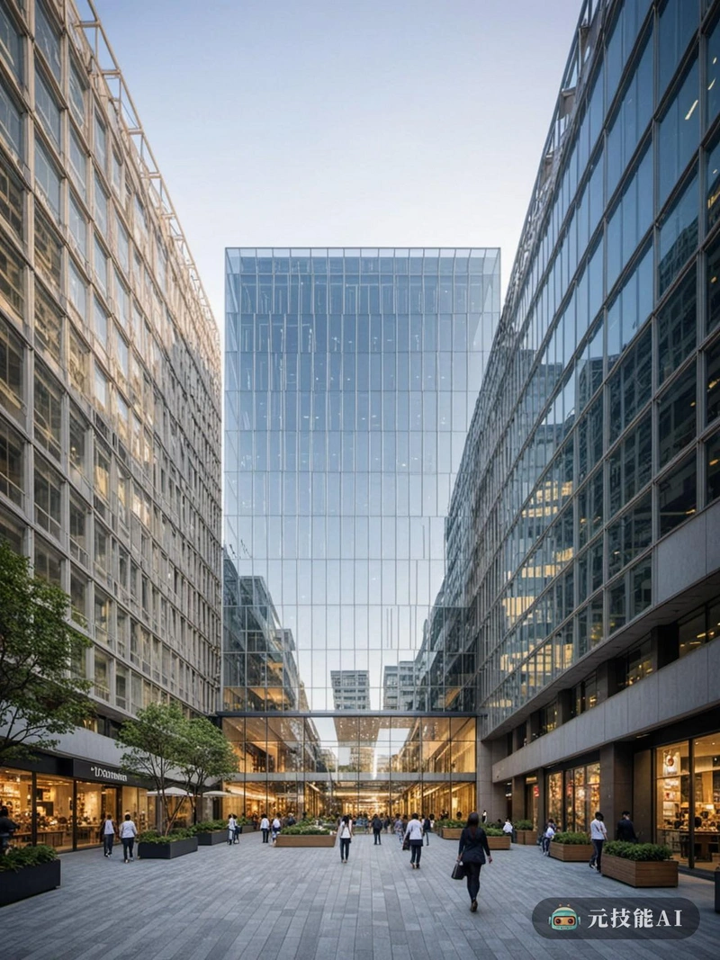 由著名建筑师山崎实设计的商业中心傲然矗立在大都市的中心,熙熙攘攘的城市景象在这里展开。这座现代化的大厦是创新和商业的象征,它的玻璃和钢铁幕墙反射着阳光,在熙熙攘攘的广场上投下动态的阴影。建筑的线条圆滑而符合空气动力学,体现了向前的动力感。它的内部是一个迷宫般的商店和餐馆,每一个精心制作,提供独特的体验。从优雅的精品店展示最新的时尚趋势到舒适的咖啡馆,商业交易是在咖啡杯上达成的,商业中心是一个充满活力的活动中心。 由著名建筑师山崎实设计的商业中心傲然矗立在大都市的中心,熙熙攘攘的城市景象在这里展开。这座现代化的大厦是创新和商业的象征,它的玻璃和钢铁幕墙反射着阳光,在熙熙攘攘的广场上投下动态的阴影。建筑的线条圆滑而符合空气动力学,体现了向前的动力感。它的内部是一个迷宫般的商店和餐馆,每一个精心制作,提供独特的体验。从优雅的精品店展示最新的时尚趋势到舒适的咖啡馆,商业交易是在咖啡杯上达成的,商业中心是一个充满活力的活动中心。