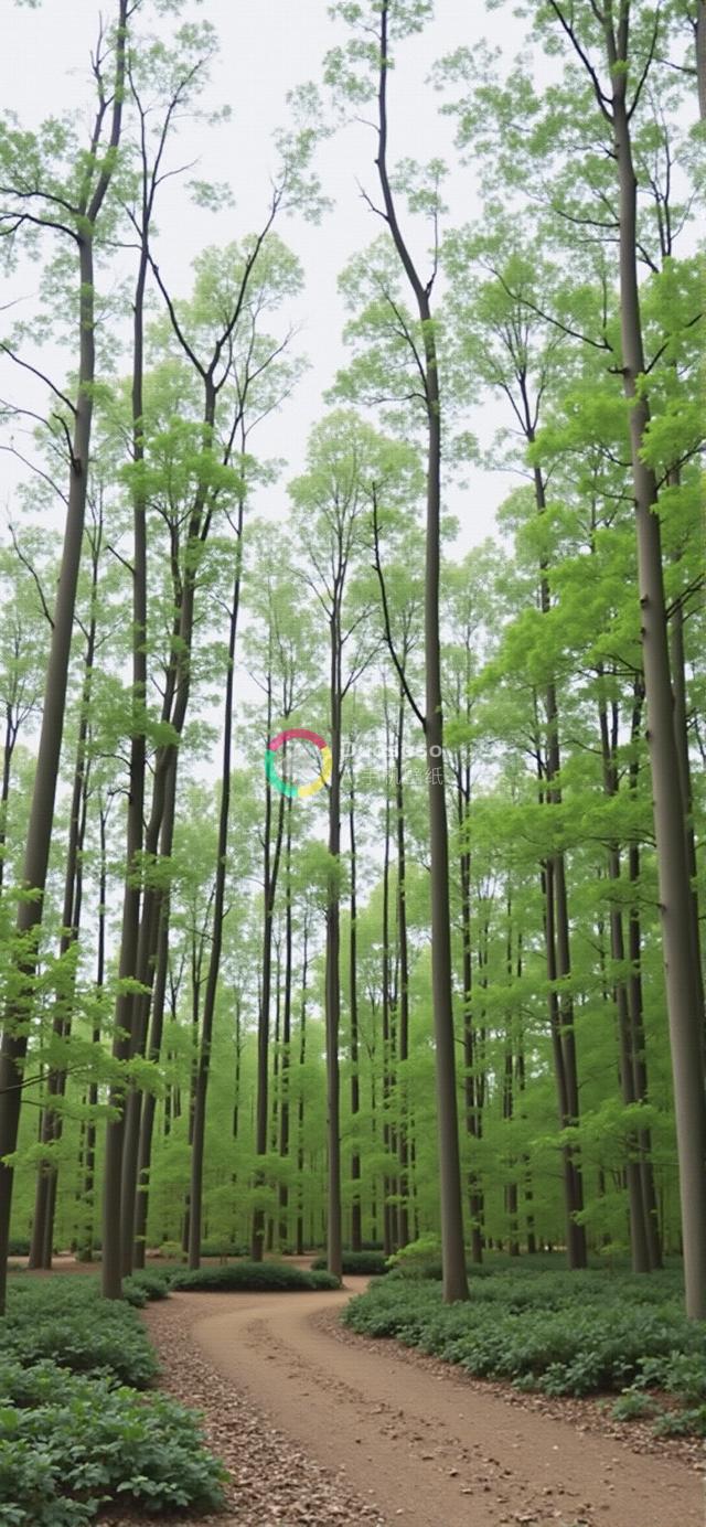 春意盎然：蜿蜒森林幽径引领探索之旅