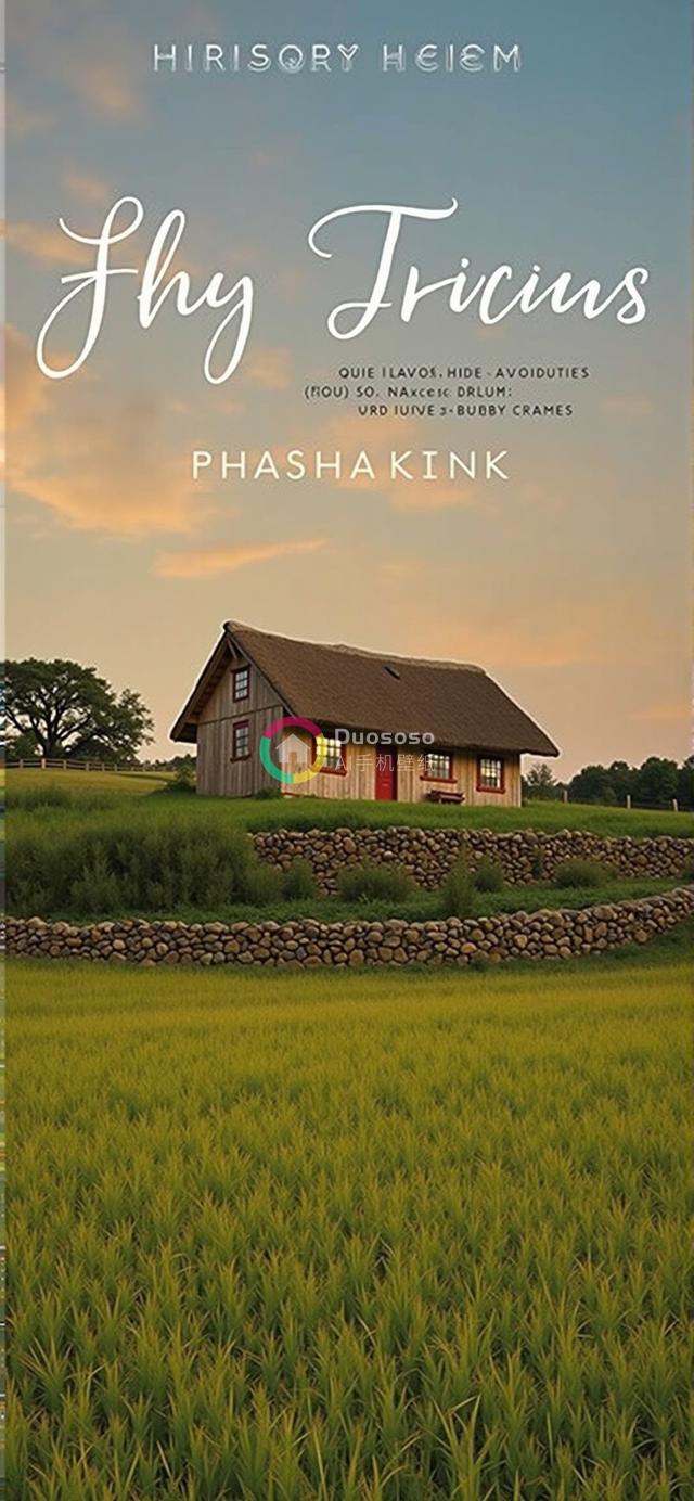 《Shy Tricins》：橙蓝晚霞下的田园风光书封面