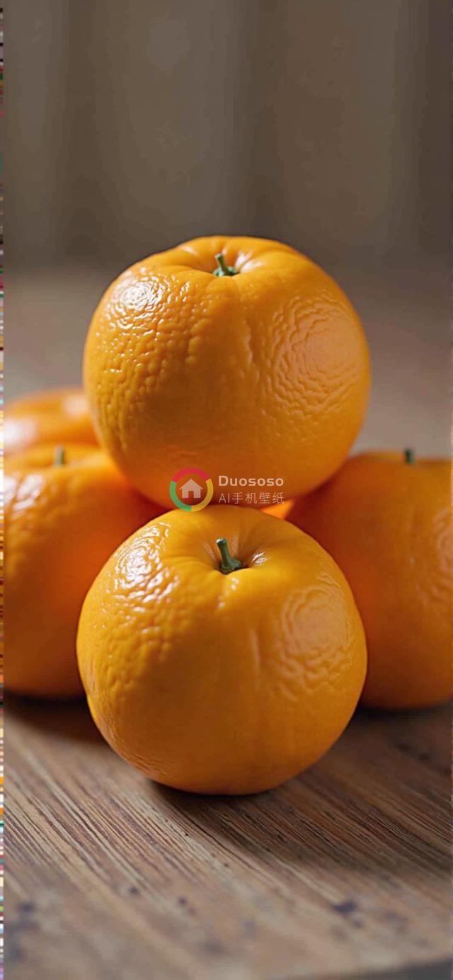 质感细腻的四季桔金字塔近距离摄影