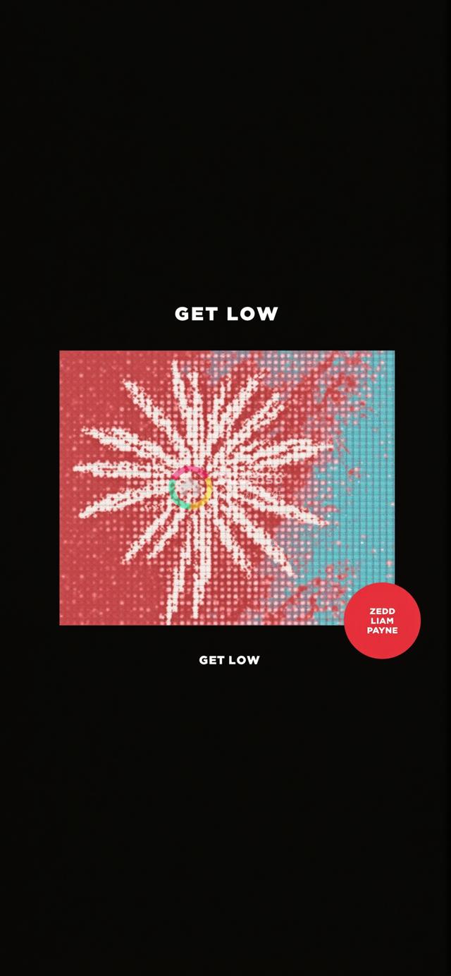 《Get Low》-Zedd与Liam Payne合作单曲的数字专辑封面艺术