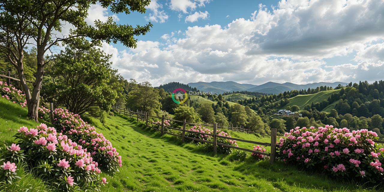 春天的美丽乡村风景图
