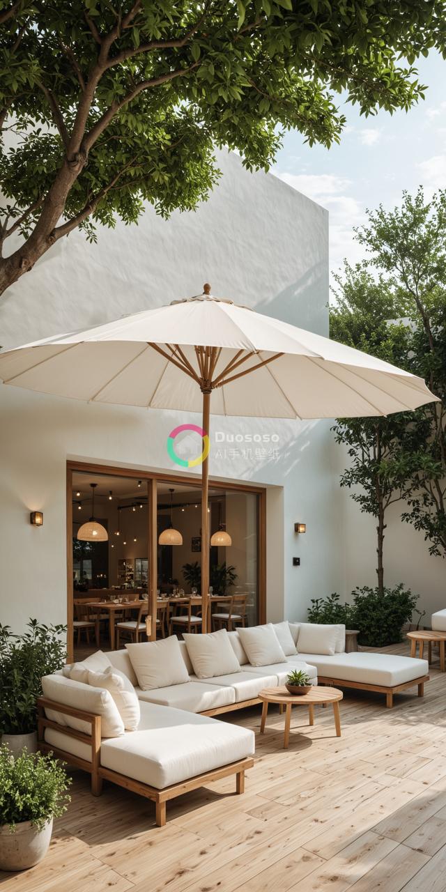 自然风格的户外休闲空间