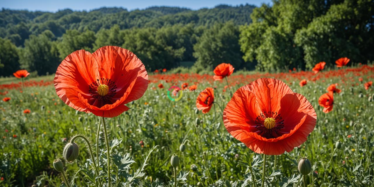 《红野花低角大片 绿意盎然美到让人陶醉》