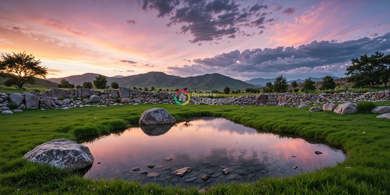 日落宁静：自然之美